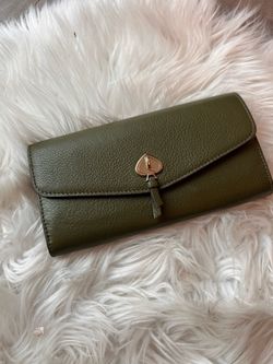 Kate spade green olive color wallet