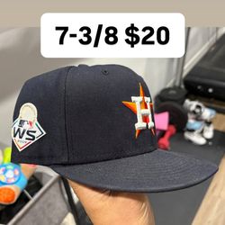 Astros Hat Fitted 7-3/8
