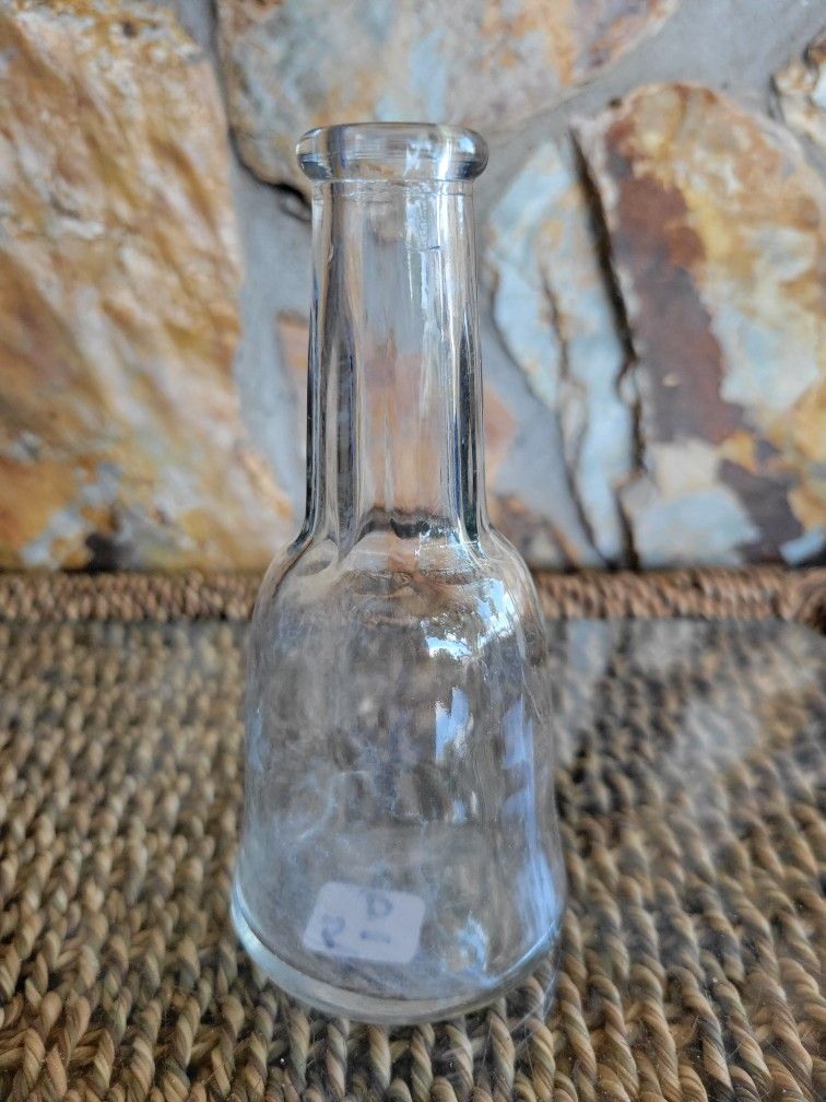 Vintage Glass Vase /Apothecary Bottle | Flower Vase