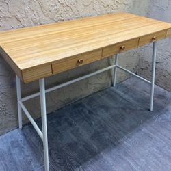 Ikea LILLÅSEN Bamboo Office Desk - Local Delivery for a Fee - See My Items 