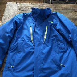 The north face men's sky jacket blue size M