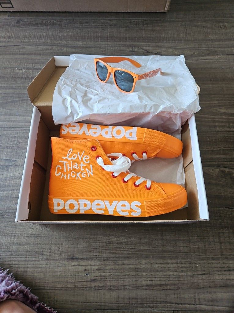Popeyes High Top Shoes & Sunglasses