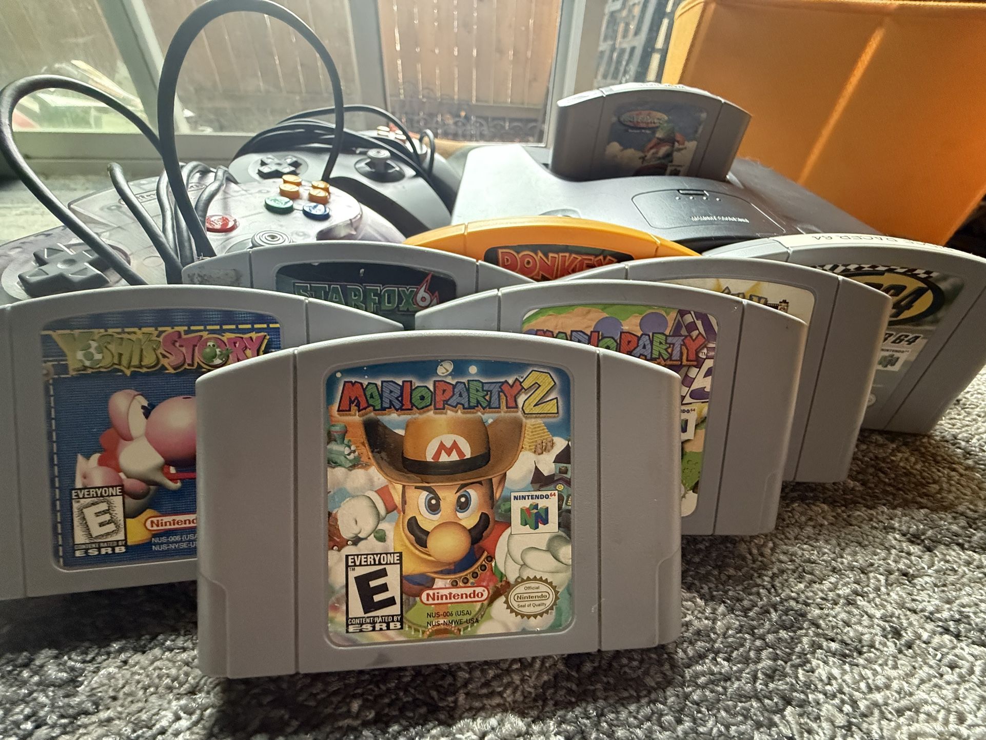 $365 N64 Tested Console & Game Lot (8 Games, 2 Controllers, Power & AV)