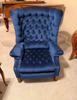 Blue Reclining Chair