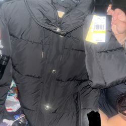 Black Michael Kors Coat with Tags 