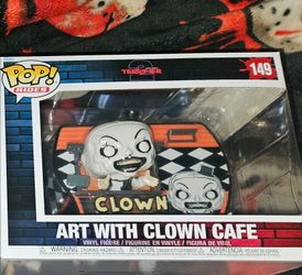 Funko Pop Rides Terrifier 2 Art with Clown Cafe #149