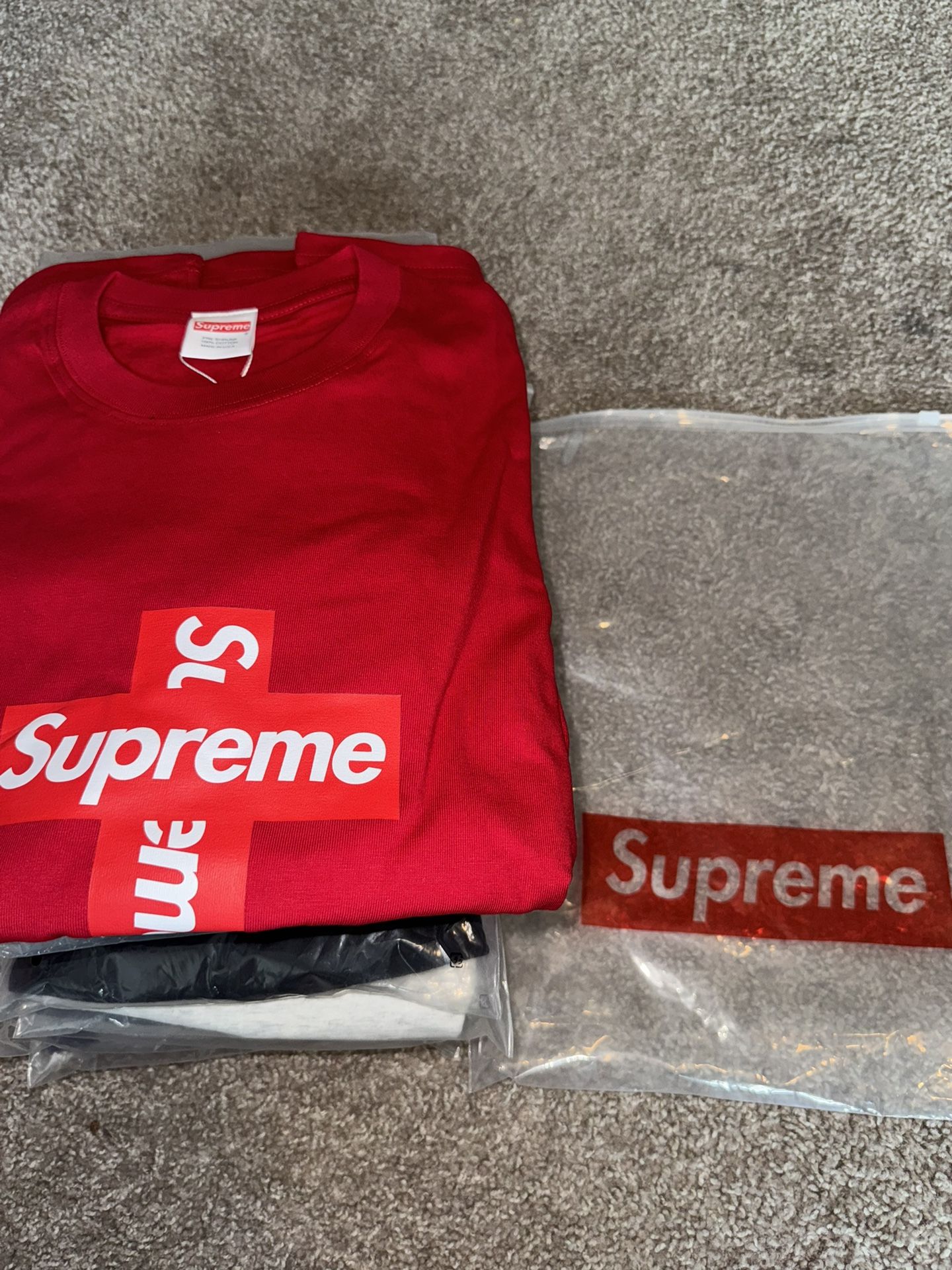 2020 Supreme Cross Box Logo Tee 'Red'
