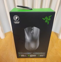 RAZER DeathAdder V3 HyperSpeed Ultra-Lightweight Wireless Esports Mouse - Black NEW 