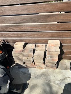 Free stained pavers about 80 for retaining hill or other projects
