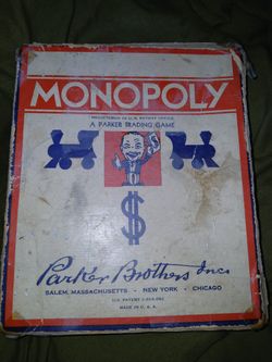 Vintage Monoply Board Game ( Full Set ) 