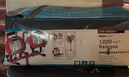 1200 Watt halogen work light
