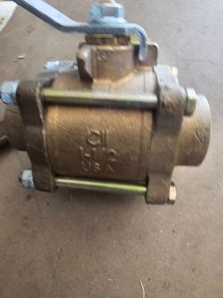 1 1/2" 3 piece Apollo call vave brass