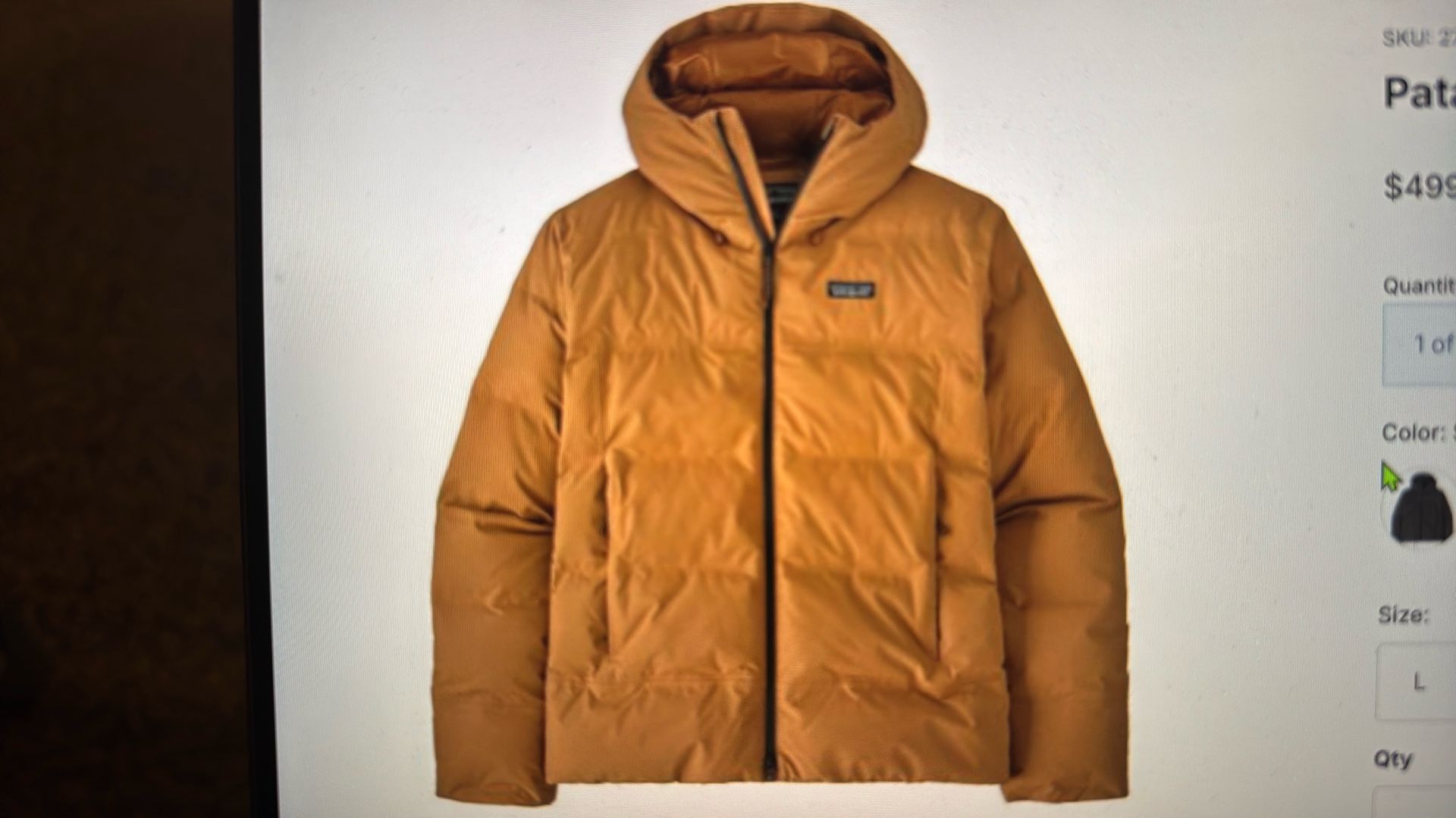 Patagonia Men’s Jackson Glacier Shelter Brown Large Brand New