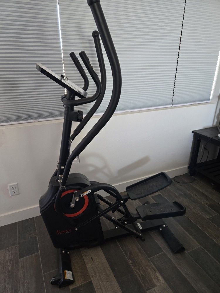 Sunny Health & Fitness Cardio Climber Stepping Elliptical Exercise Machine