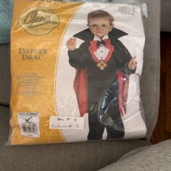 Vampire Costume 1-2 Years Old