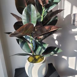 BEAUTIFUL FAKE PLANT LOOKS SO SO REAL NEW  ATRACTATIVE 26"TALL 