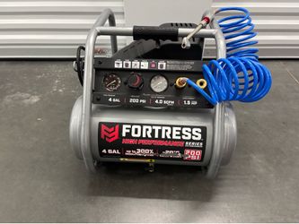 Fortress 4 gallon 200psi air compressor