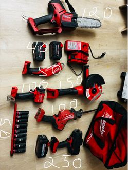 Milwaukee M18 FUEL Power Tool Lot