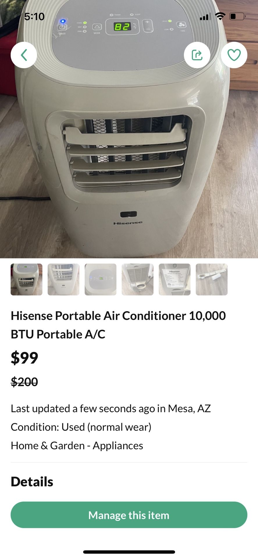 Hisense Air Conditioner Works Perfect