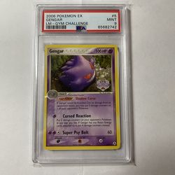 Pokemon 2006 Gengar Gym Challenge Promo PSA 9 English