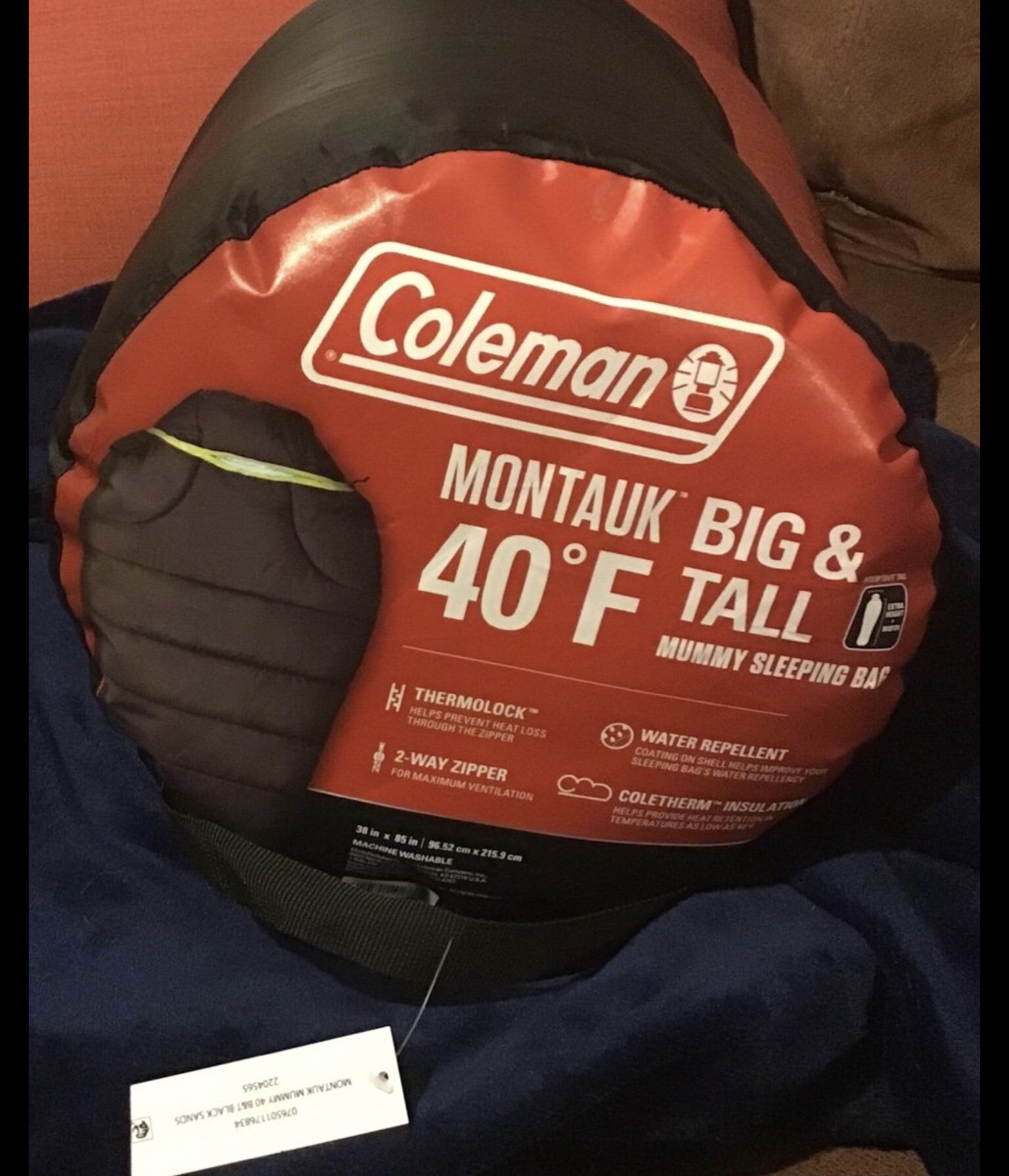 Coleman  Montauk 40°F Big & Tall Sleeping Bag