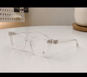 Clear Chromeheart Glasses Blue Light