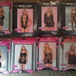 8 Box Set Of Plus Size Lingerie, Fits Most 3x, 2x & 1x