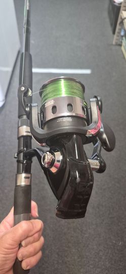 New Zebco Spinner rod and real fishing pole