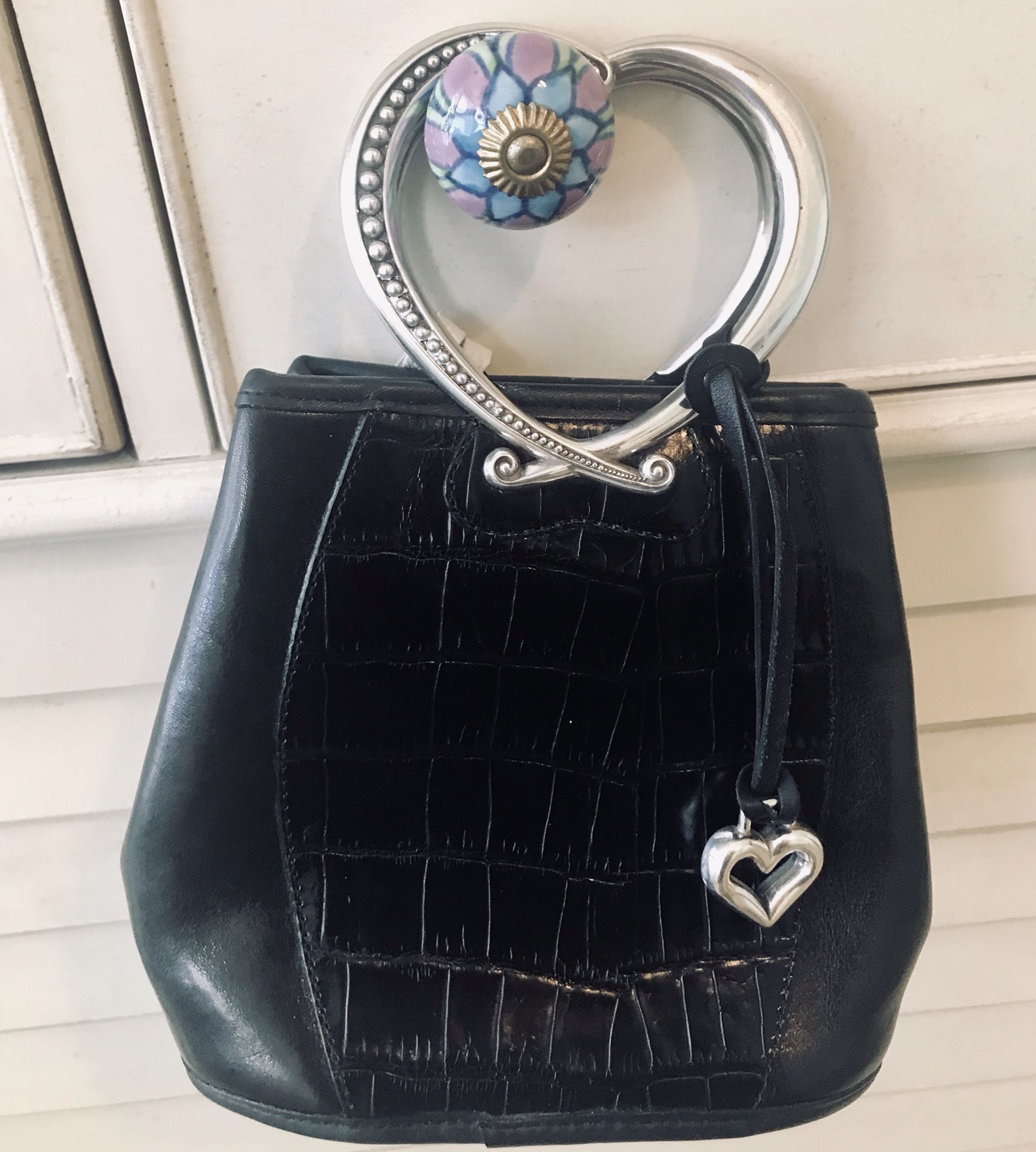 Vintage Retired Brighton Sweetheart Corazon Mini Bucket Handbag #725364