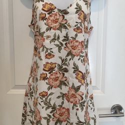 NEW  BACK TIE FLORAL Mini Dress