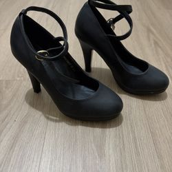 Black high heels