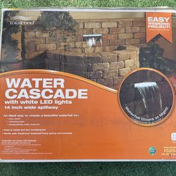 New Water cascade spillway