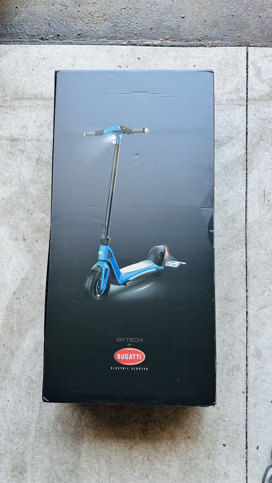 Bugatti 9.0 600 Watts Kick Electric Scooter - BGES09700BK (Agile Blue)