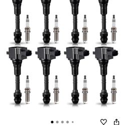2006-14 Nissan Titan Ignition Coils And Spark Plug Set