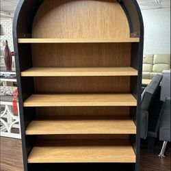 New Juliet Arch Open Bookcase, Black
