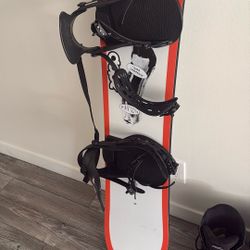 Snowboard With Gear( Helmet, Boots, Etc) 