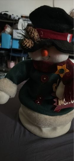 Christmas Snowman Plush Decoration