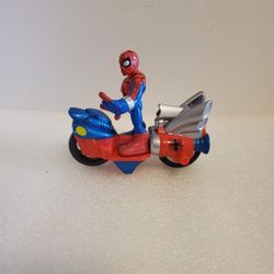 Hasbro Imaginext Marvel Super Hero Spider-Man Motorcycle Bike & Spiderman