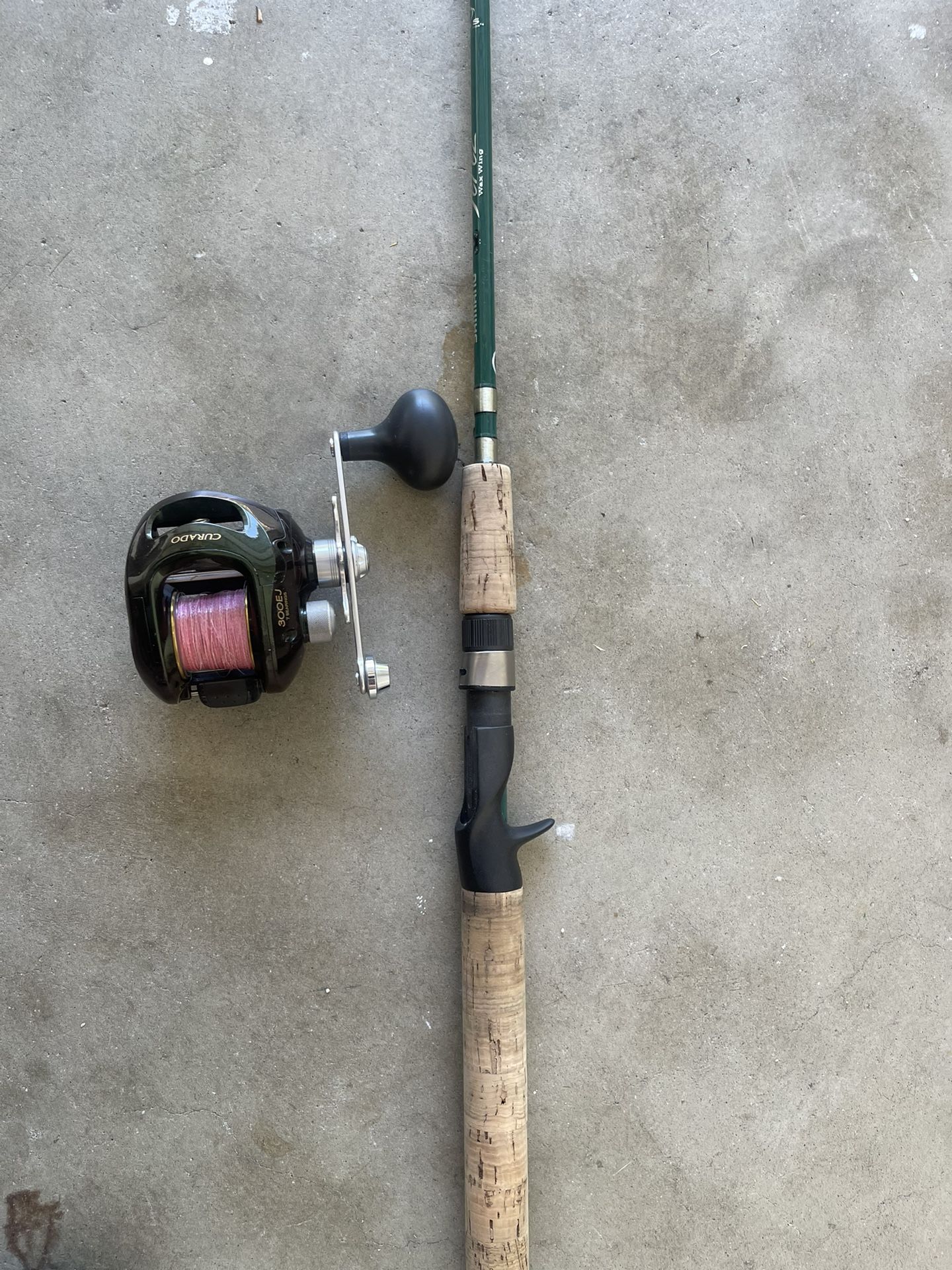 Shimano Curado 300EJ With A Shimano Terez Wax Wing Rod Combo