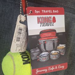 KONG 5 piece travel set for dogs