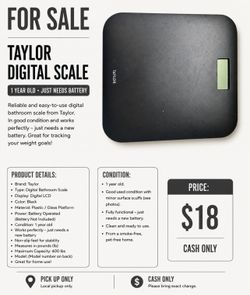 Bathroom Digital Scale
