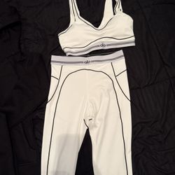 Women's Alo "AirBrush" Set white 