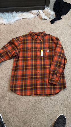 Carhartt loose fit heavy weight flannel