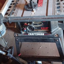 2.5 HP Craftsman Table Saw
