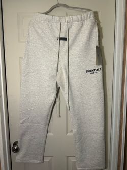 Brand New Fear of God Essentials Sweatpants - Light Oatmeal (Size L)