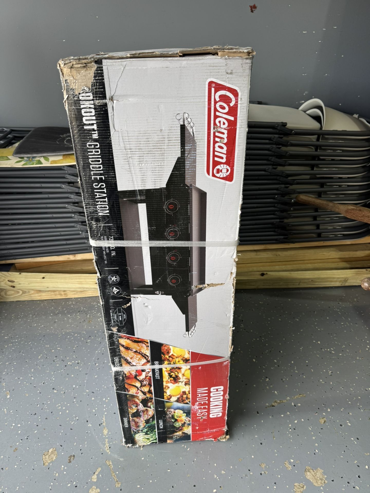 4 burner griddle station