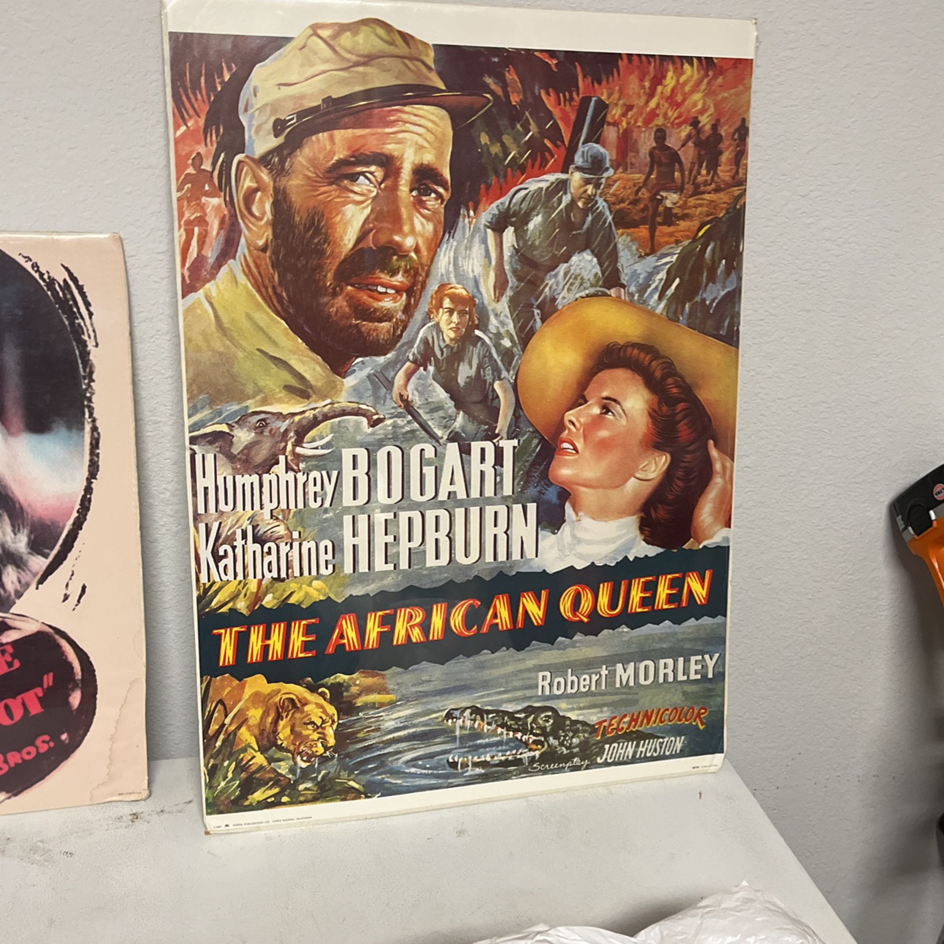 2 Humphrey Bogart Movie Posters New