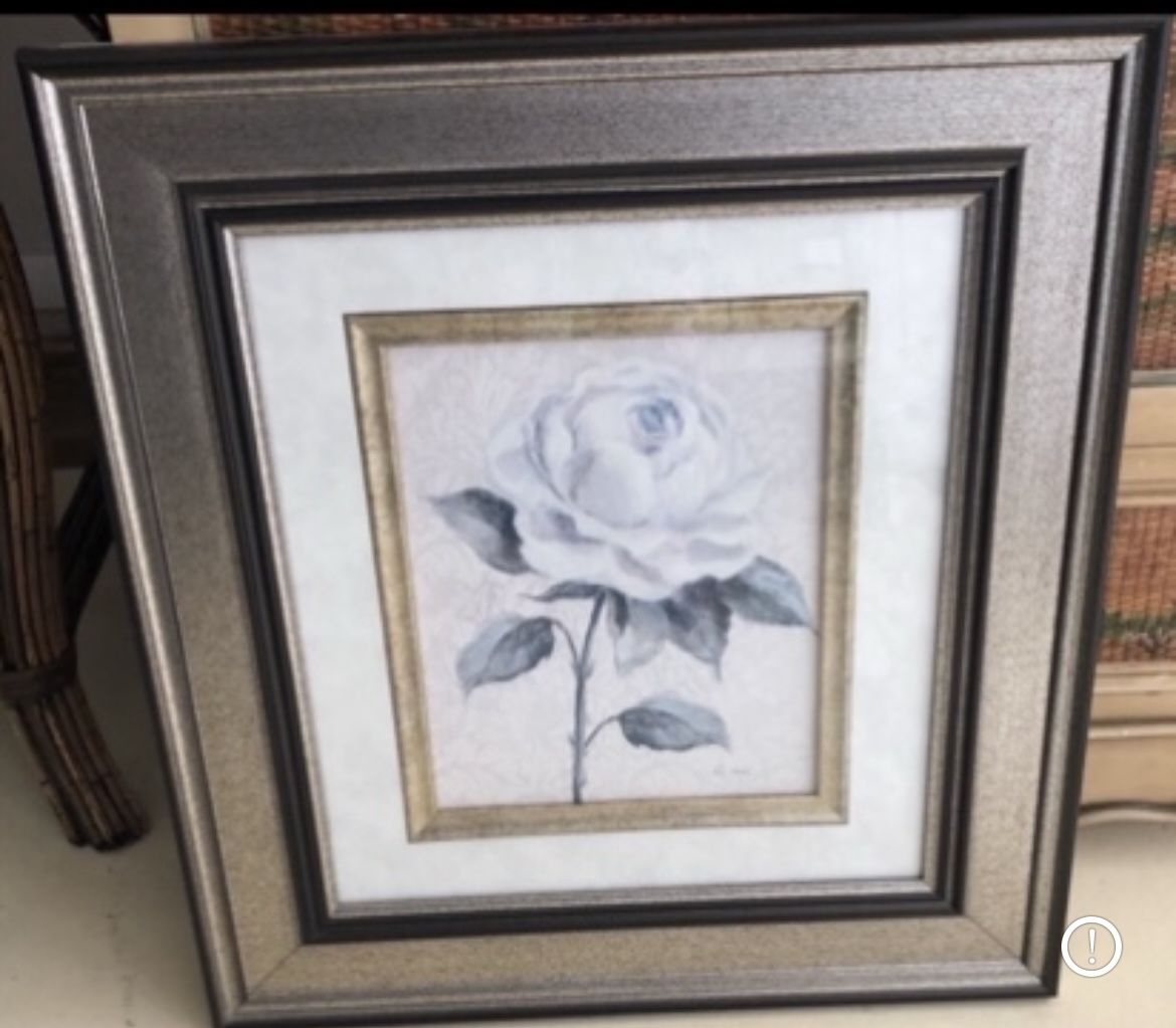Floral Portrait N Frame 