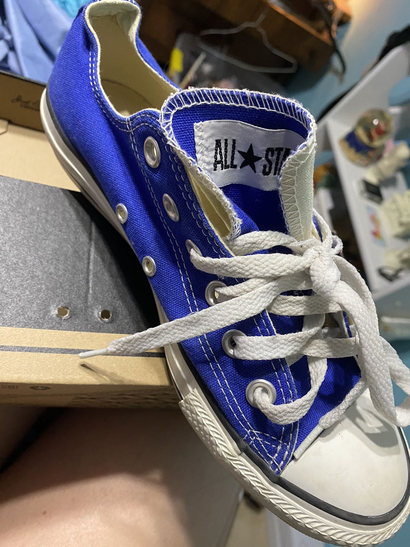 Blue Converse