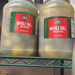 1 Gallon Jars of Whole Dill Pickles (First Street)